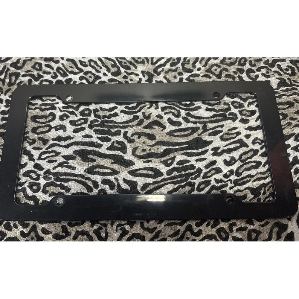 Sanrio Hello Kitty License Plate Frame Black & Red !